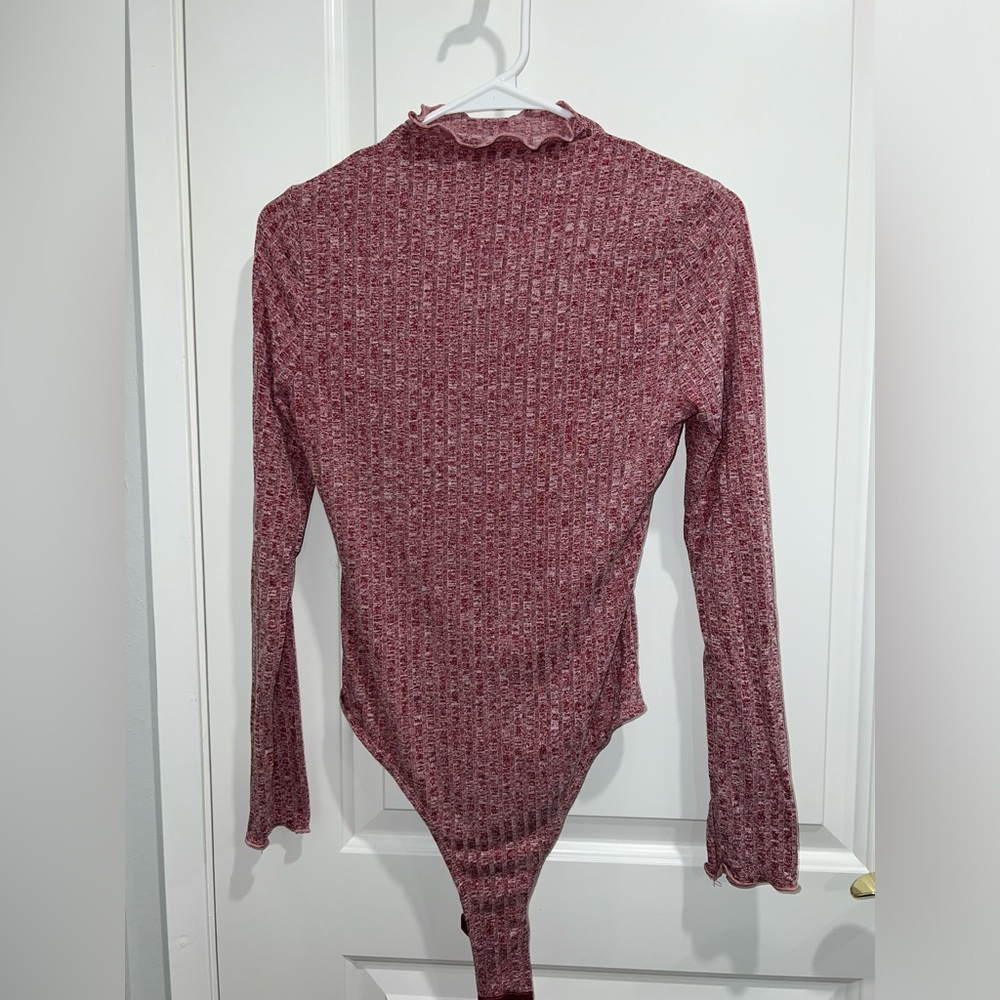 Smock neck bodysuit